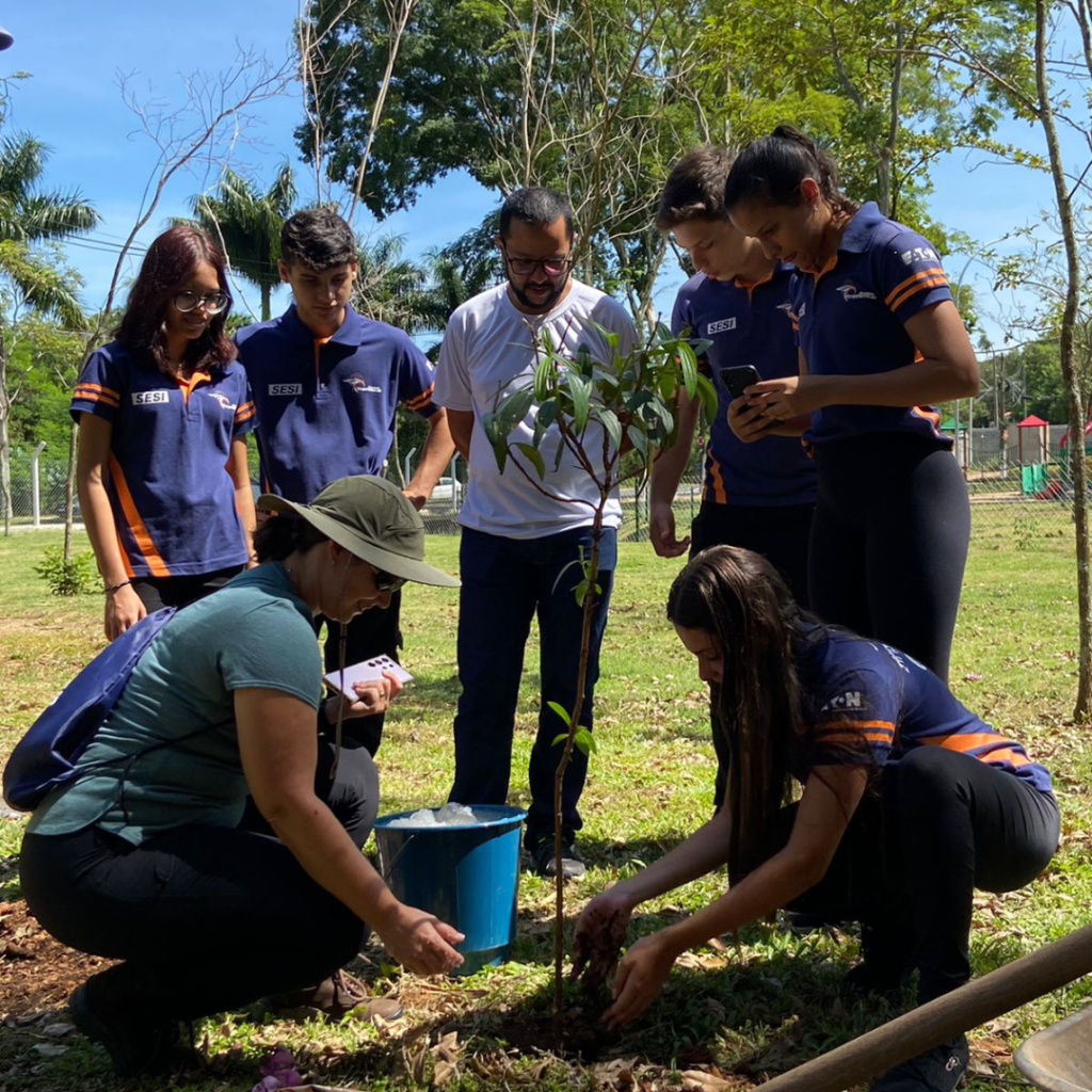 Alunos Do Sesi Valinhos Plantam Mudas De Rvore No Clt Jornal De