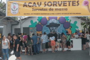 Associação vende sorvetes para ajudar em projetos sociais em Valinhos