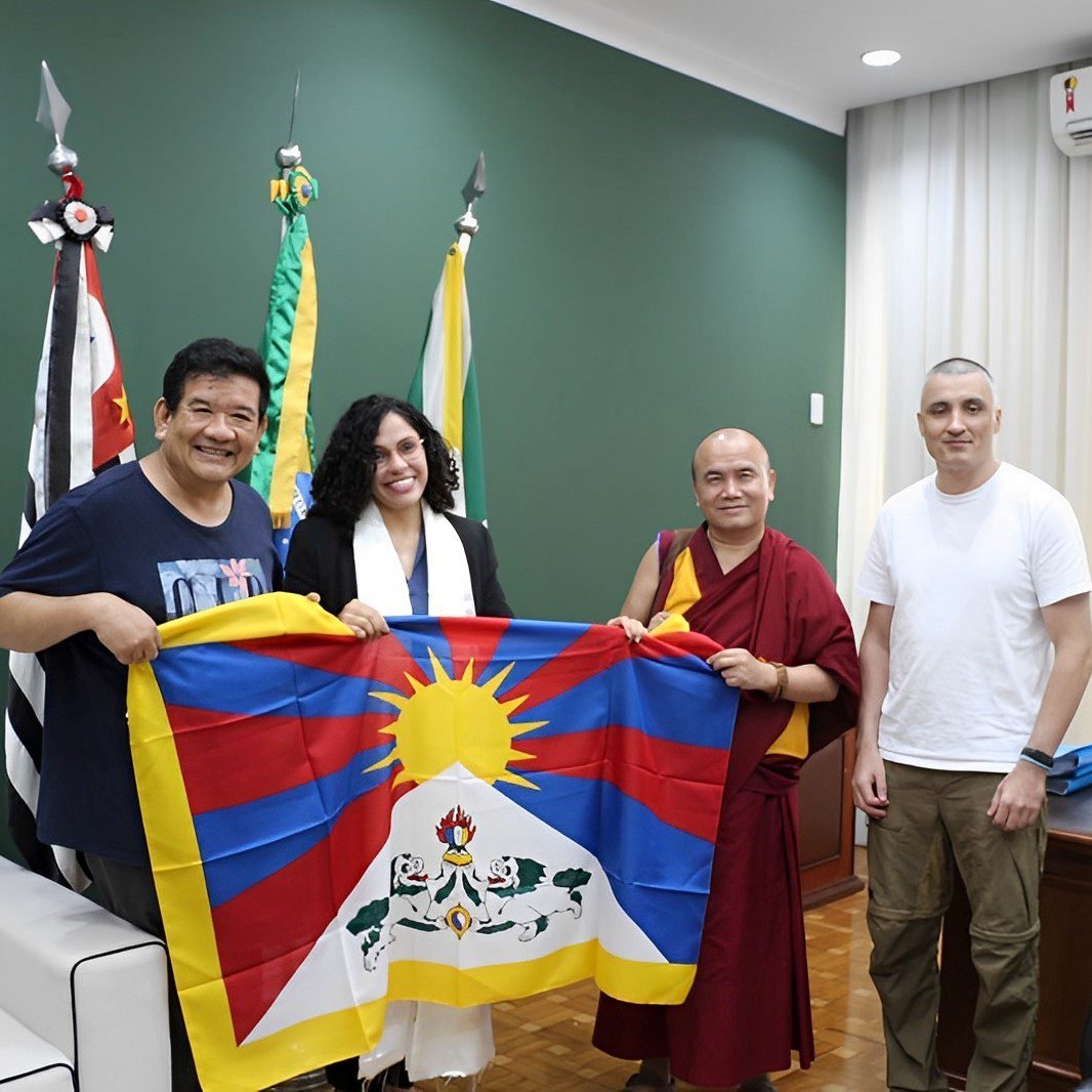 Monge budista, representante do Dalai Lama na Índia, visita Valinhos