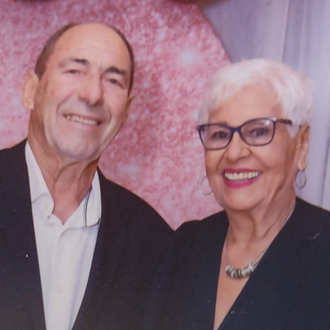 Com 52 anos de casados, Araci e Sidonio se conheceram na Fonte Sônia
