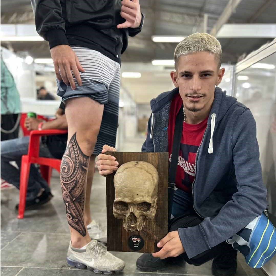 Jovem tatuador valinhense já participou de competições nacionais