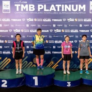 Atleta valinhense de tênis mesa, Joana lidera ranking nacional
