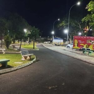 Praça Brasil 500 Anos em Valinhos recebe iluminação de LED