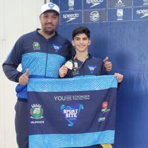 Nadador valinhense é vice-campeão paulista infantil