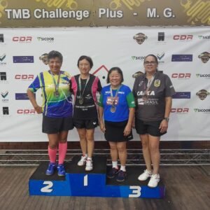 Valinhense Joana é vice-campeã em torneio de tênis de mesa