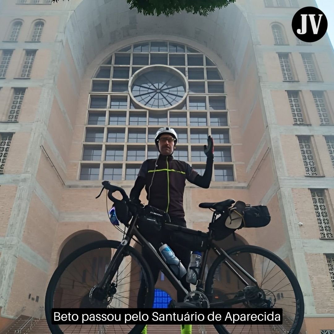 Biker Beto Santana pedala 2.500 km de Valinhos a Sergipe em 16 dias