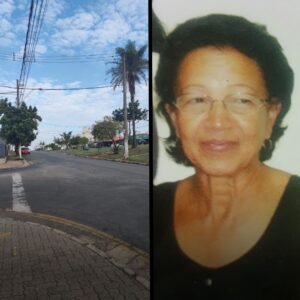 Idosa Bernardina Alexandre foi atropelada na Avenida Joaquim Alves Corrêa na noite do último sábado, dia 15