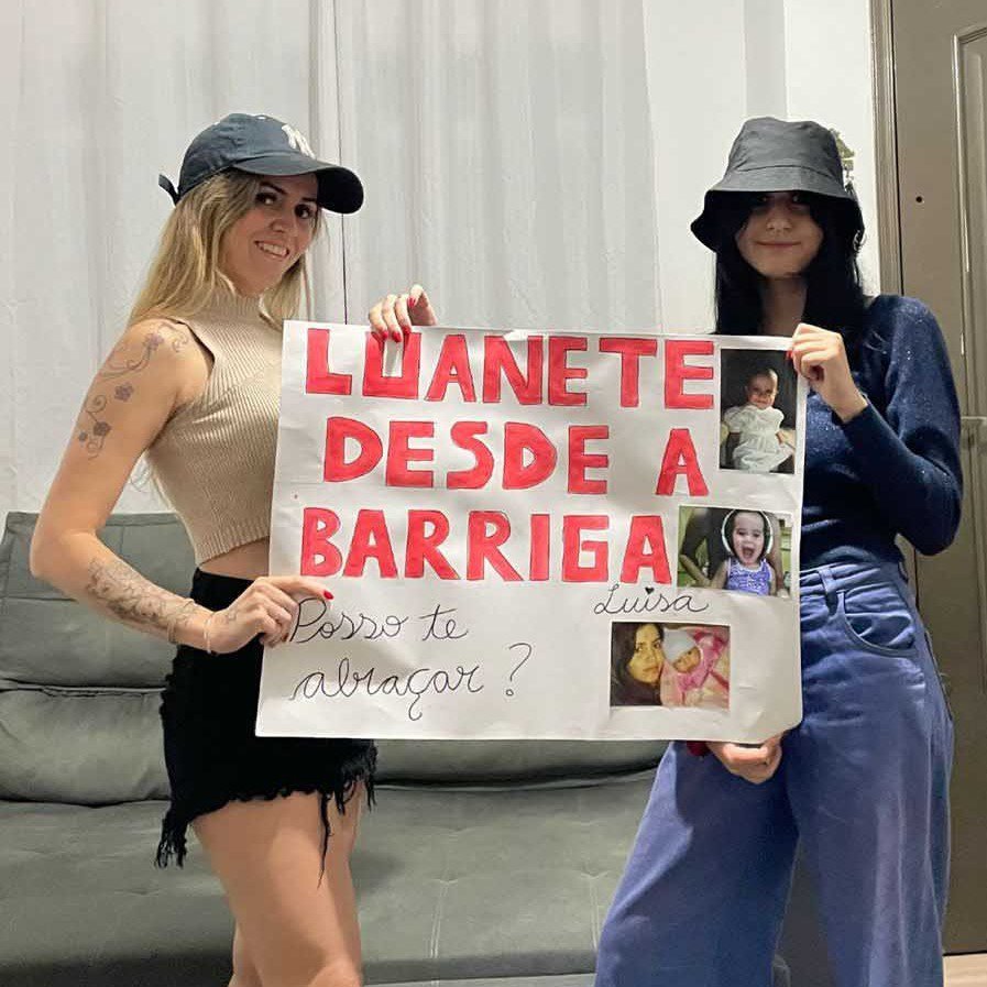 Desde a gravidez, mãe valinhense já passava paixão por Luan Santana para a filha