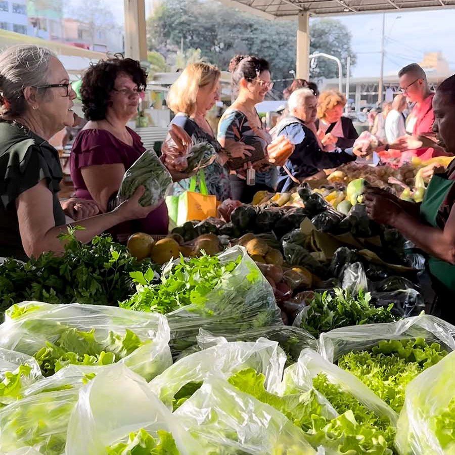 Feira do produtor tem música ao vivo com banda Ápice nesta 4ª
