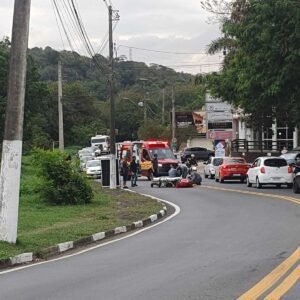 Av. Invernada tem mais um acidente próximo à Av. Joaquim Alves Corrêa em Valinhos