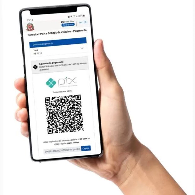PIX já pode ser usado para pagar multas de trânsito, licenciamento e transferência de veículos em SP
