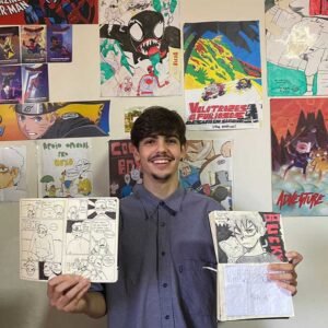 Valinhense é quadrinista desde os 9 anos e já produziu 7 HQ's