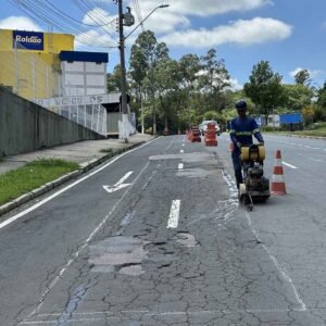 Recapeamento das Avenidas Invernada e Independência é iniciado em Valinhos