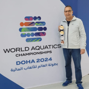 Nadador de Valinhos conquista 4 medalhas no mundial máster no Qatar
