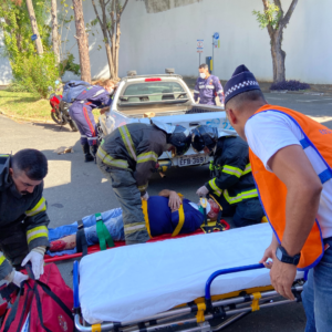 Corpo de Bombeiros, Defesa Civil e Unilever promovem simulação no Centro de Valinhos